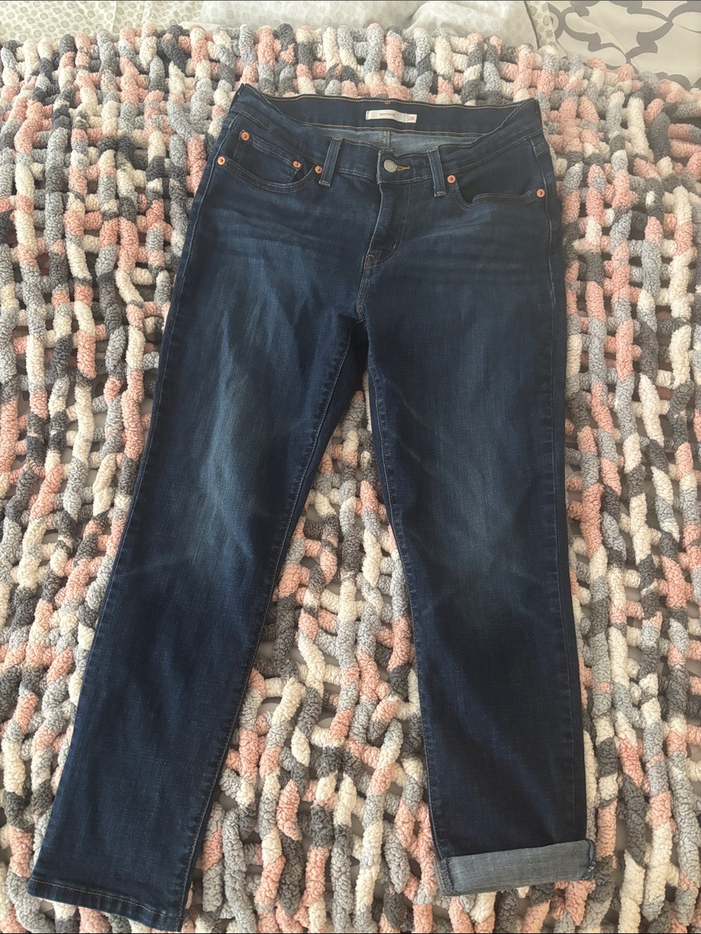Dark Blue Women's Classic Stretch Denim